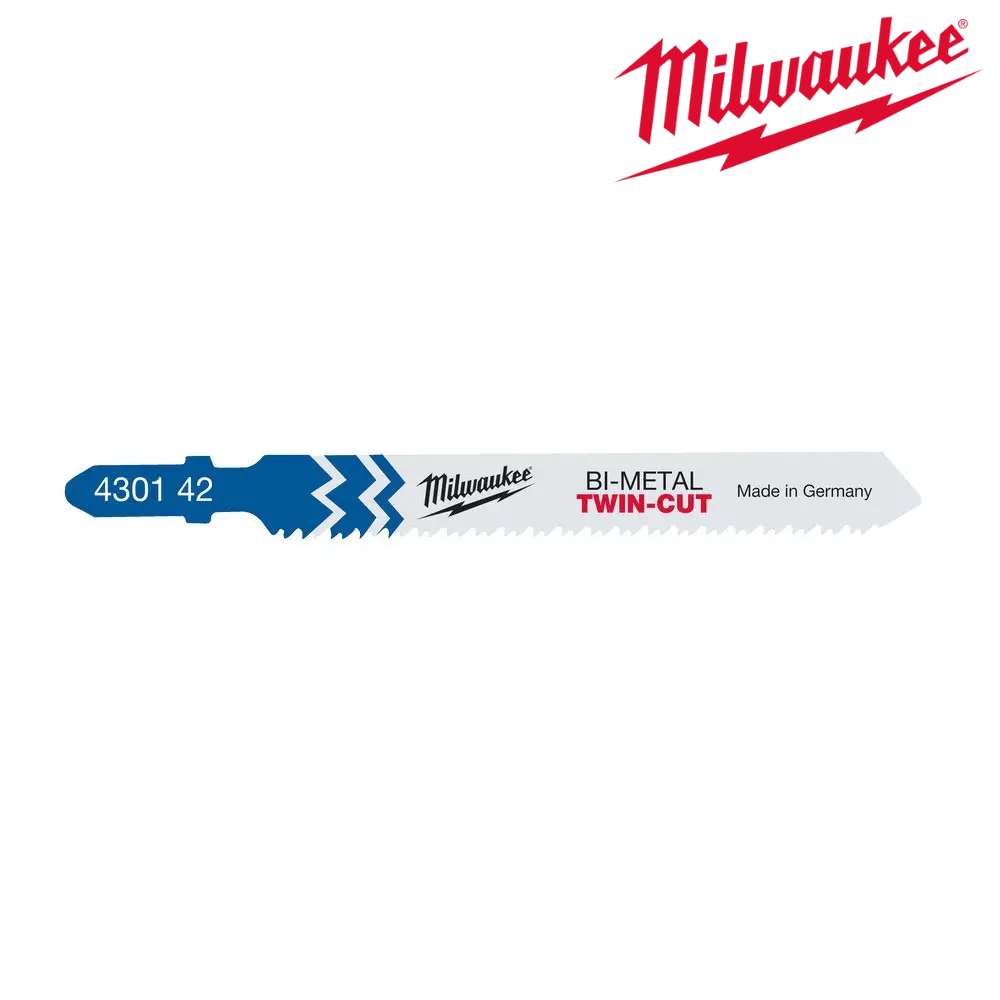 Полотна для лобзика Milwauke T123XF BI-METAL 91 мм — (уп-5 шт.), фото 1