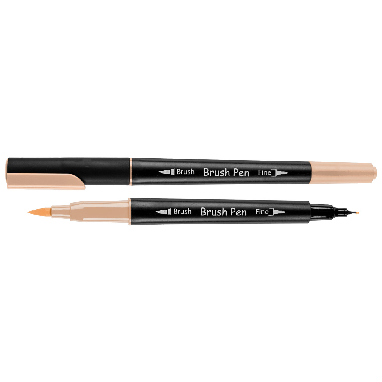 Маркер акварельный SANTI Brush Pen SW-01 песочный двусторонний