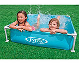 Басейн каркасний дитячий MINI FRAME POOL Intex 57173 122x122x30 см, фото 3