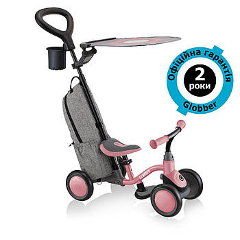 Біговел дитячий Globber Learning Bike 3in1 Deluxe Pastel Pink (Пастельно-рожевий)