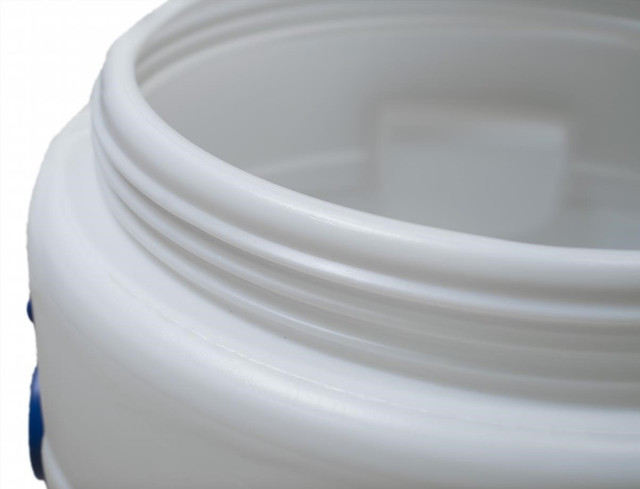 бочка пластиковая пищевая белая