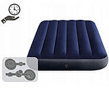 Матрац надувний Intex 64757 191x99x25 см, темно-синій, фото 6
