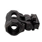 Тримач кріплення для ліхтарика на шолом + планка Пікатінні (25 мм), Black, фото 4