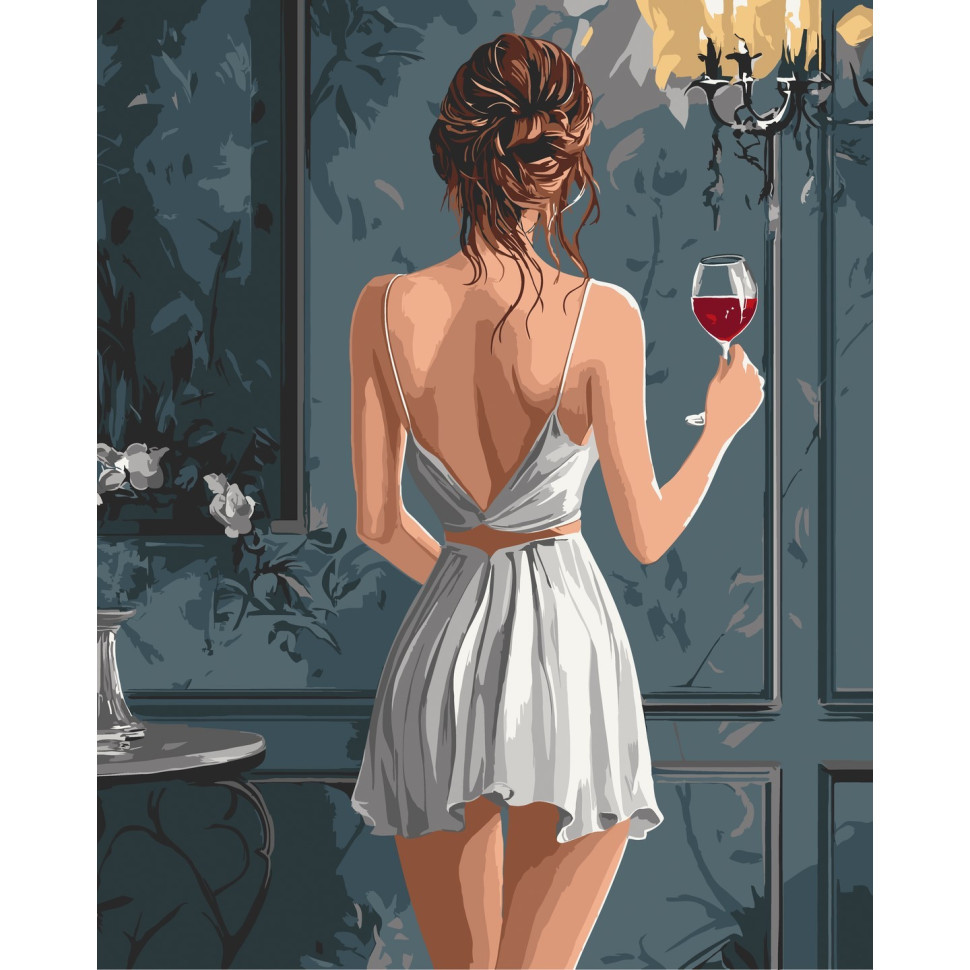 Картина за номерами 40х50 см. Момент насолоди AC10147, фото 1