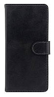 Чохол книжка Leather Flip для Motorola G85 на магніті з підставкою чорний