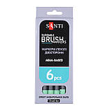 Маркер акварельный SANTI Brush Marker SWB-23 зеленый двусторонний, фото 5