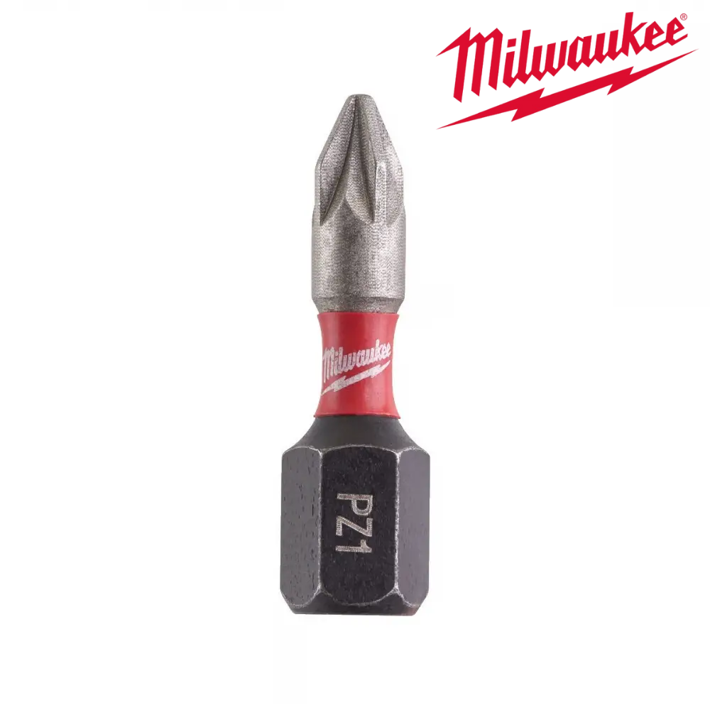 Біта Milwaukee Shockwave PZ1 x 25 мм — 2 шт., фото 1