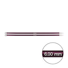 Спиці прямі 6.00mm-30cm Zing KnitPro KnitPro