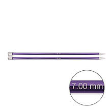 Спиці прямі 7.00mm-30cm Zing KnitPro KnitPro