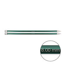Спиці прямі 8.00mm-30cm Zing KnitPro KnitPro