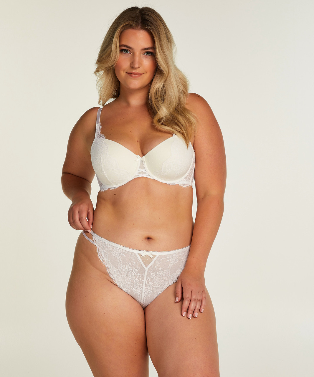 Жіночі трусики Hunkemoller, розмір 3XL, колір молочний