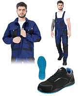 Комплект защитный рабочий, спецодежда: куртка комбенизон + рабочая обувь