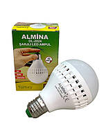 Акумуляторна лампочка E27 12 W Almina led Лампочка з акумулятором Almina DL-2024