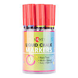 Меловый маркер SANTI, красный, 5 мм, 9шт/туб, фото 2