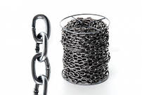 Ланцюг коротколанковий без покриття 3мм DIN 5685А бухта 100м