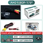 Камера заднего вида GreenYi  AHD для Peugeot 301 308 405 508 3008 307  Citroen C-Elysee C4 C5, фото 5