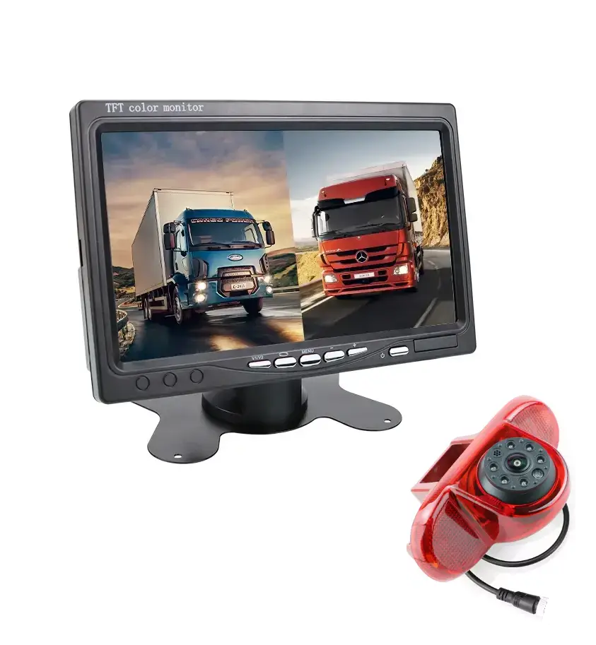 Автомобільний монітор GreenYi 7' TFT з камерою заднього виду для Renault Trafic Opel Vivaro Nissan Primastar, фото 1