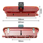 Камера заднього виду GreenYi  AHD 349FO для Opel Vauxhall Combo, фото 3