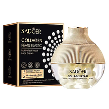 Антивіковий багатофункціональний  крем для обличчя SADOER Collagen Pearl відновлюючий  70 г