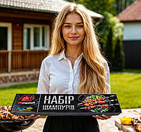 Набір шампурів у подарунковій упаковці 5шт, фото 7