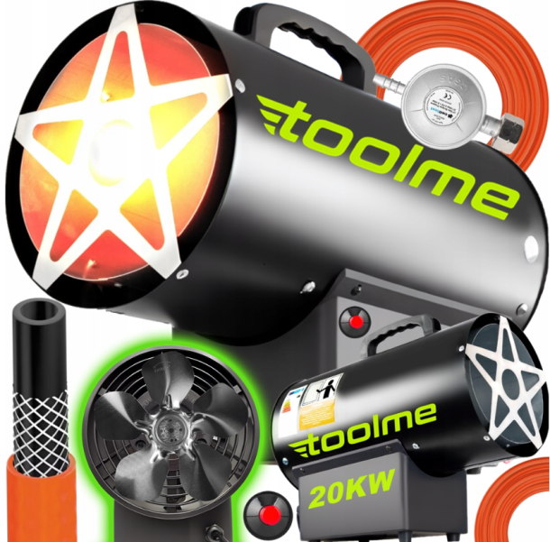 Тепловая пушка газовая Toolme 20кВт (Польша)