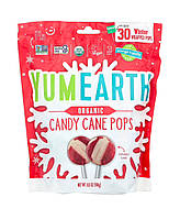 Органические леденцы, перечная мята, YumEarth, 30 шт в зимней упаковке, 186 г