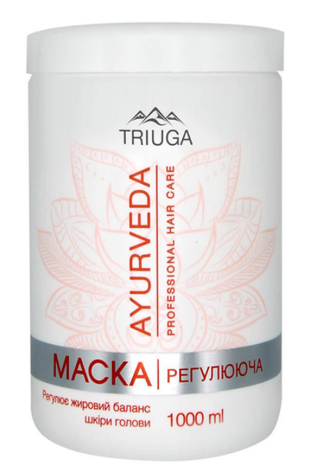 Маска для волосся Triuga Ayurveda Professional Регулююча 1000 мл для жирного волосся