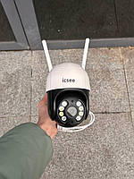IP WiFi Камера ICSee А8 наружного видеонаблюдения вай-фай уличная поворотная купольная GIF