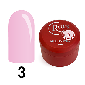 Рідкий гель Roks Light Acryl Gel No3, 15 мл