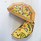 Подарунковий набір шкарпеток "Піца асорті" 4 пари. Подарунковий бокс із тематичними шкарпетками "Піца асорті", фото 8