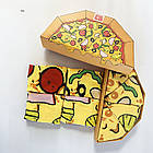 Подарунковий набір шкарпеток "Піца асорті" 4 пари. Подарунковий бокс із тематичними шкарпетками "Піца асорті", фото 5