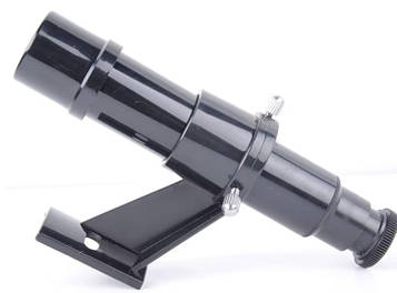 Шукач для телескопа 5x24 чорний пластик на ніжці Finderscope
