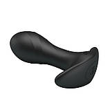 Анальна пробка - Pretty Love Anal Plug Massager Black, фото 4