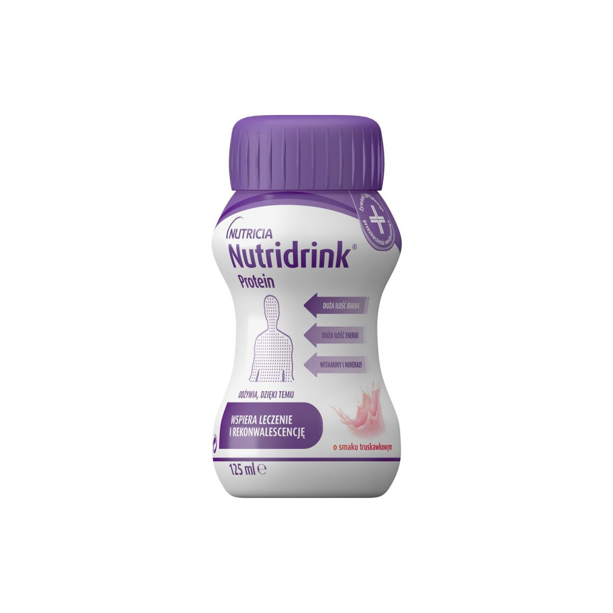 Nutridrink Protein Strawberry ﬂavour зі смаком полуниці 4*125 мл (Нутрідрінк Протеїн)