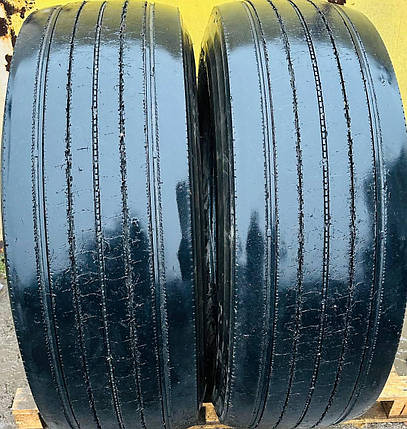 Шина б у 385/65R22.5 BRIDGESTONE R249 кермова, фото 1