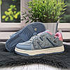 Кросівки жіночі демісезонні Violeta сіро-блакитні еко-шкіра 4566, фото 8