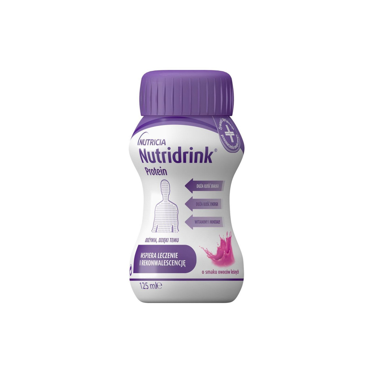 Nutridrink Protein Berries flavour зі смаком лісових плодів 4*125 мл (Нутрідрінк Протеїн)