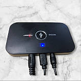 Універсальний аудіозастосунок-передавач звуку 2 в 1 RT-B6 (Bluetooth 5.0/600mAh), фото 2