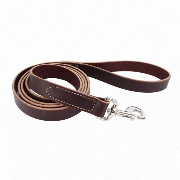 Шкіряний повідець для собак, 2.5смХ1.8м Coastal Circle-T Dog Leash КОСТАЛ СЕРКЛ-Т