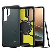 Чохол Spigen для Samsung Galaxy S25 Ultra — Tough Armor MagFit, Abyss Green (ACS08966)