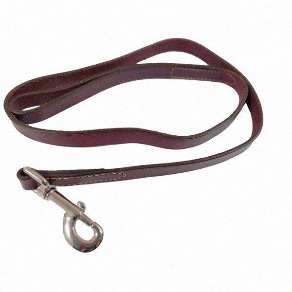 Шкіряний повідець для собак, 2смХ1.2м Coastal Circle-T Dog Leash КОСТАЛ СЕРКЛ-Т