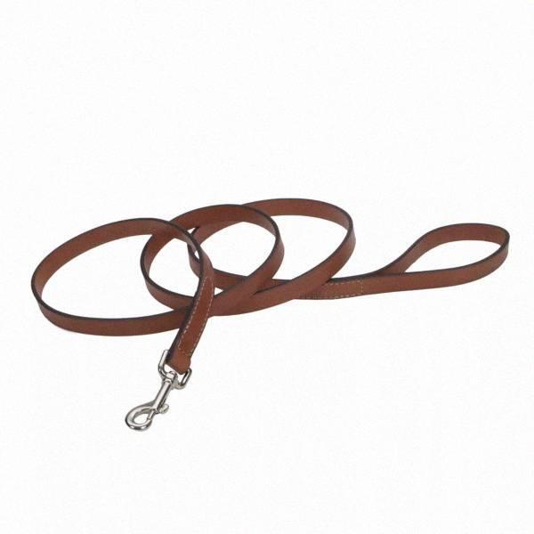 Шкіряний повідець для собак, 1.6смХ1.8м Coastal Circle-T Dog Leash КОСТАЛ СЕРКЛ-Т