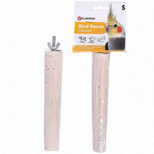 Жердочка з кальцієм для гігієни дзьоба та кігтів птахів Flamingo Perch Calcium ФЛАМІНГО