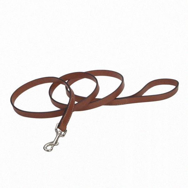 Шкіряний повідець для собак, 2.5смХ1.2м Coastal Circle-T Dog Leash КОСТАЛ СЕРКЛ-Т