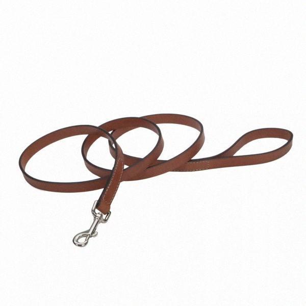 Шкіряний повідець для собак, 2.5смХ1.2м Coastal Circle-T Dog Leash КОСТАЛ СЕРКЛ-Т