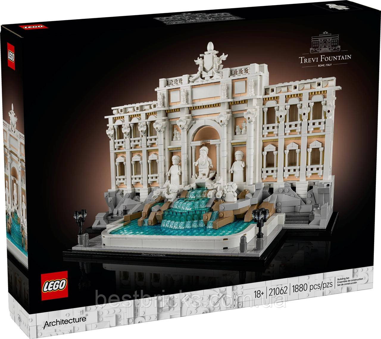 Конструктор Lego Architecture Фонтан Треві 21062