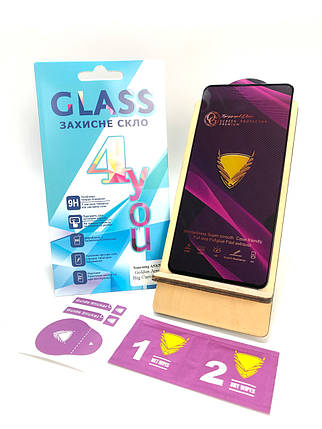 Захисне скло Samsung A53 (5G) Golden Armor Big Curve Black 4you, фото 1