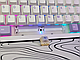 ІГРОВА Клавіатура AJAZZ AK820 PRO White Бездротова Механічна З Екранчиком Та RGB Підсвічуванням. GIFT SWITCH - фото 7 - id-p2491317750