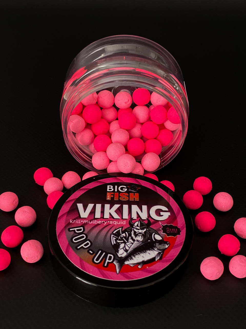 Pop-Up VIKING 8мм - (krill, mulberry, squid / криль, шовковиця, кальмар)