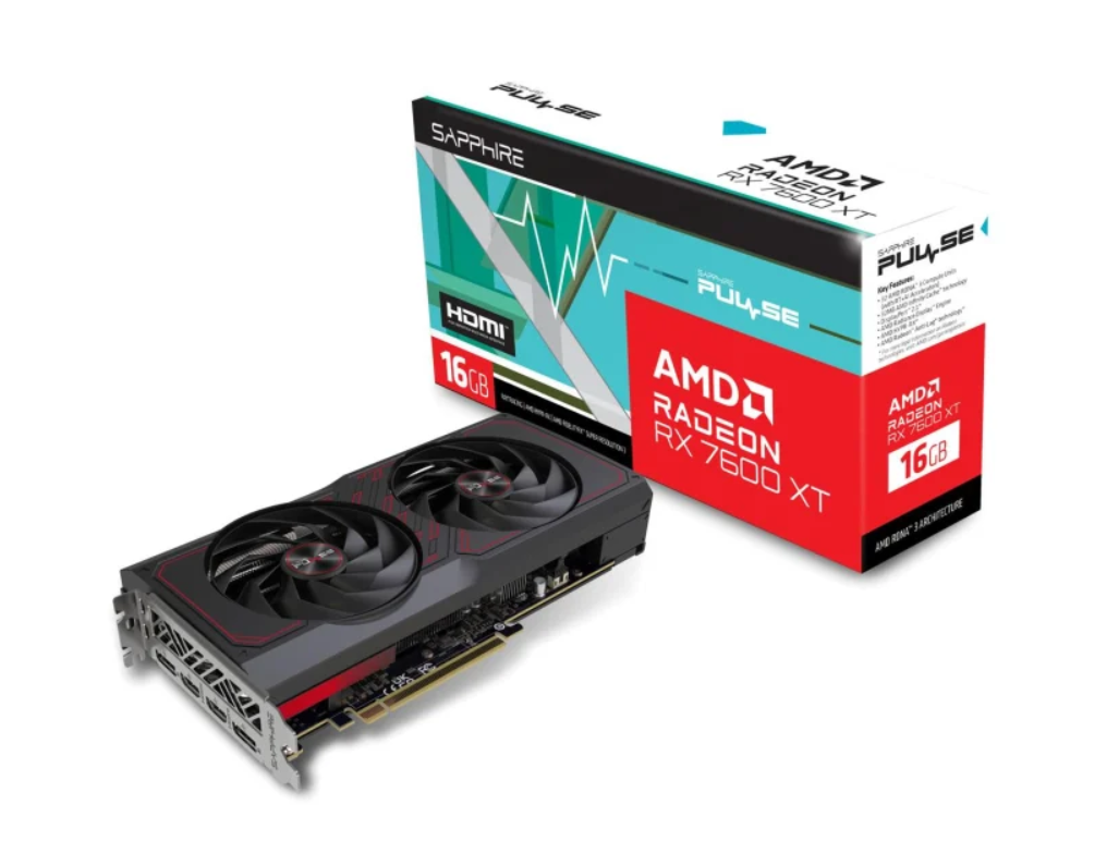 Відеокарта Sapphire Radeon RX 7600 XT Pulse 16 GB GDDR6 (11339-04-20G) (11339-04)
